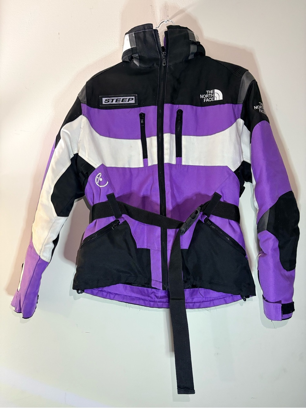 The North Face Women’s Purple Black White Steep Jacket